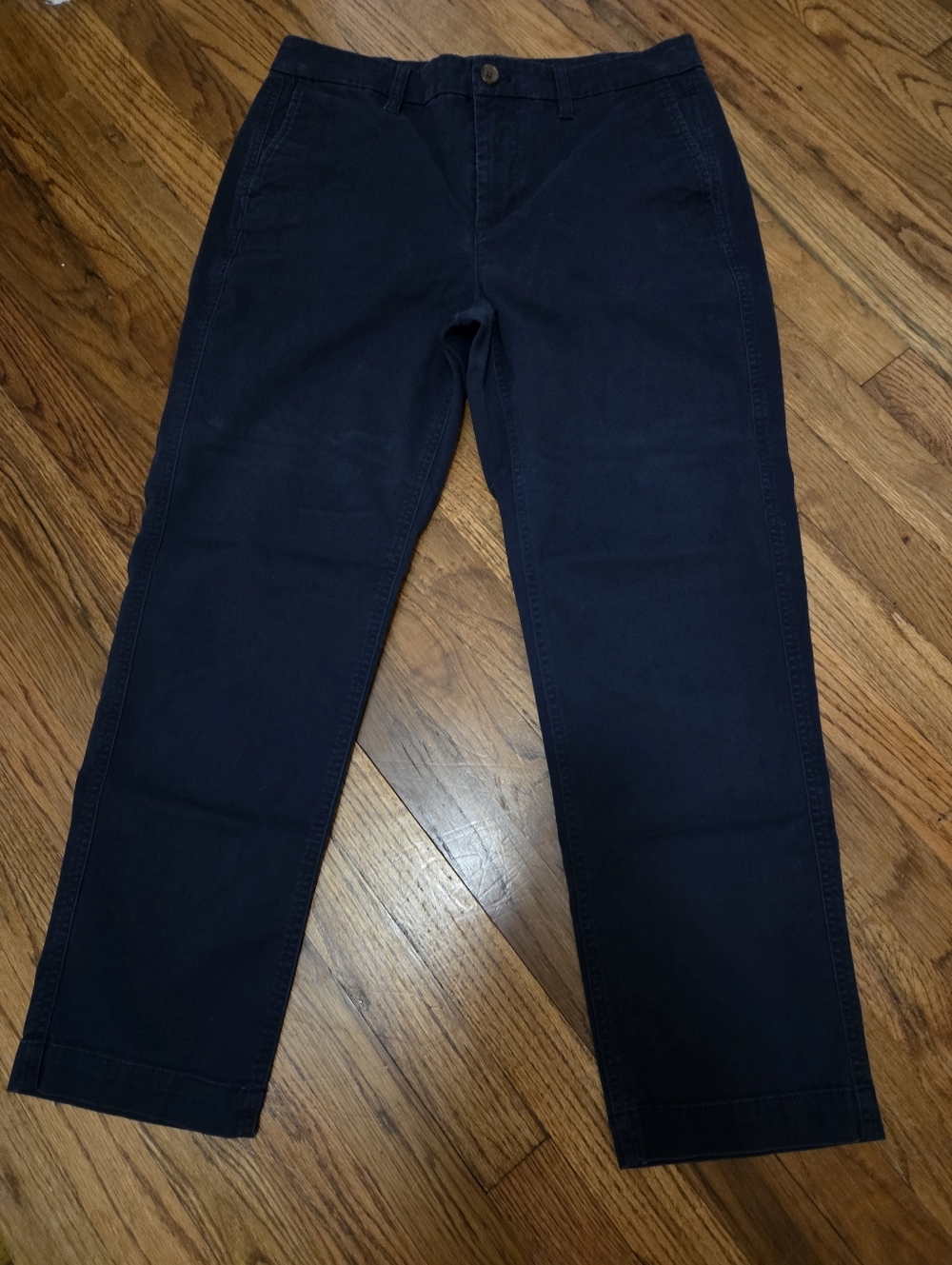 Jcrew High-rise Girlfriend Chinos Navy Size 8